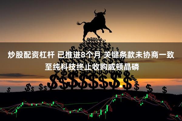 炒股配资杠杆 已推进8个月 关键条款未协商一致 至纯科技终止收购威顿晶磷